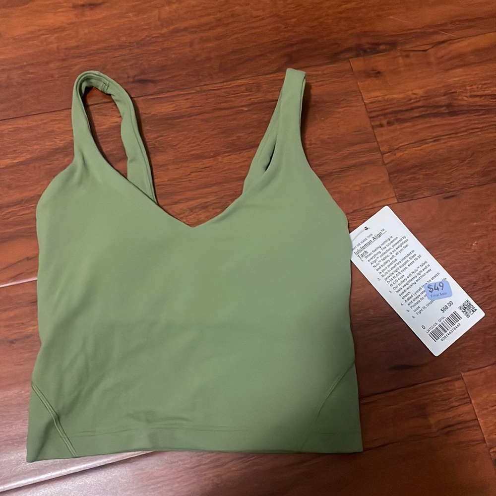 New lululemon align tank
